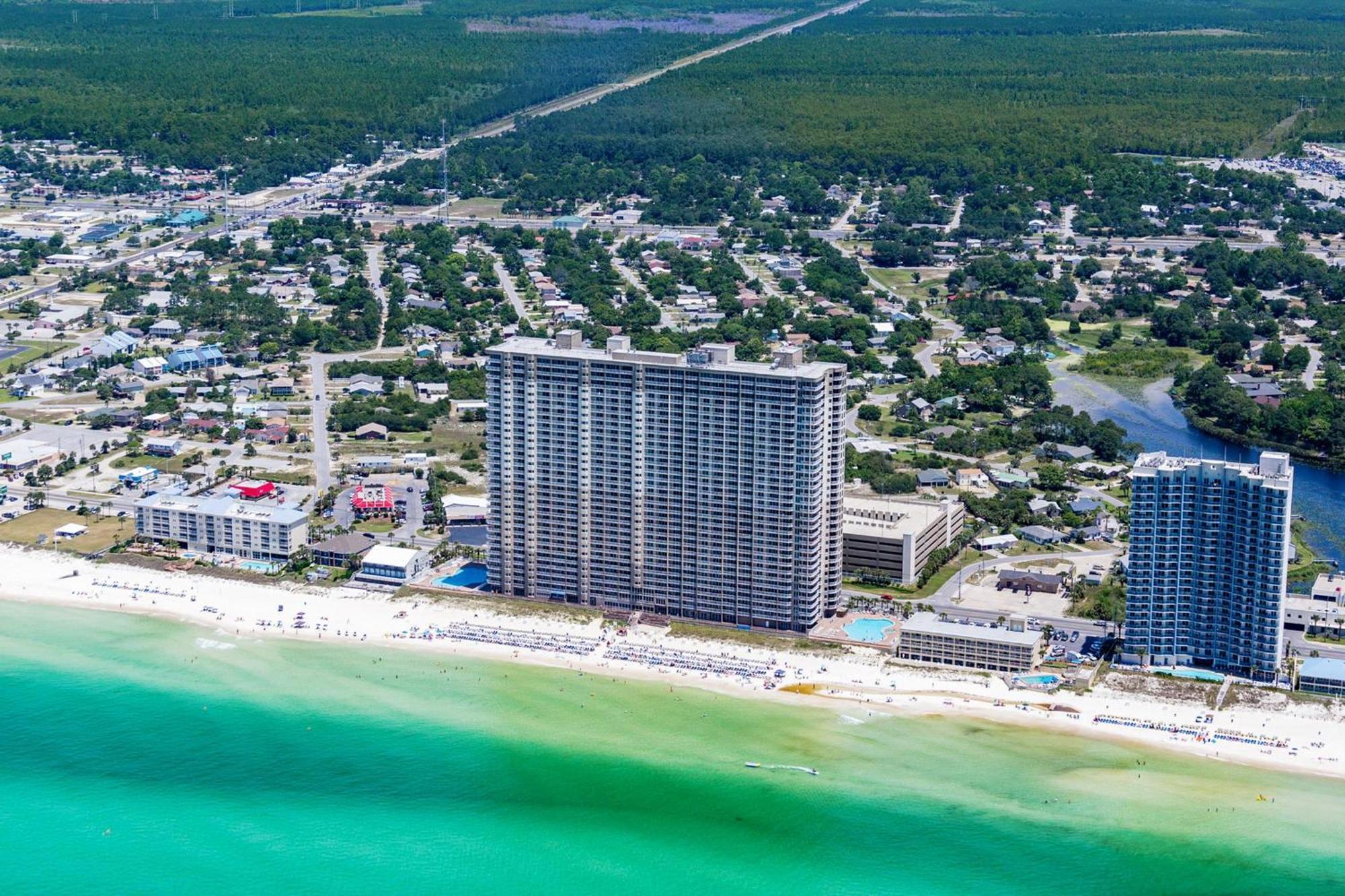 パナマシティービーチ Tidewater 2409 - Our Perch At The Pierヴィラ エクステリア 写真